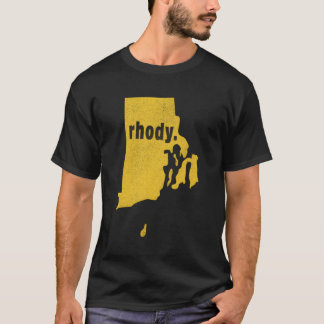 T-shirt Rhode Island Pseudo Rhody Distorsion