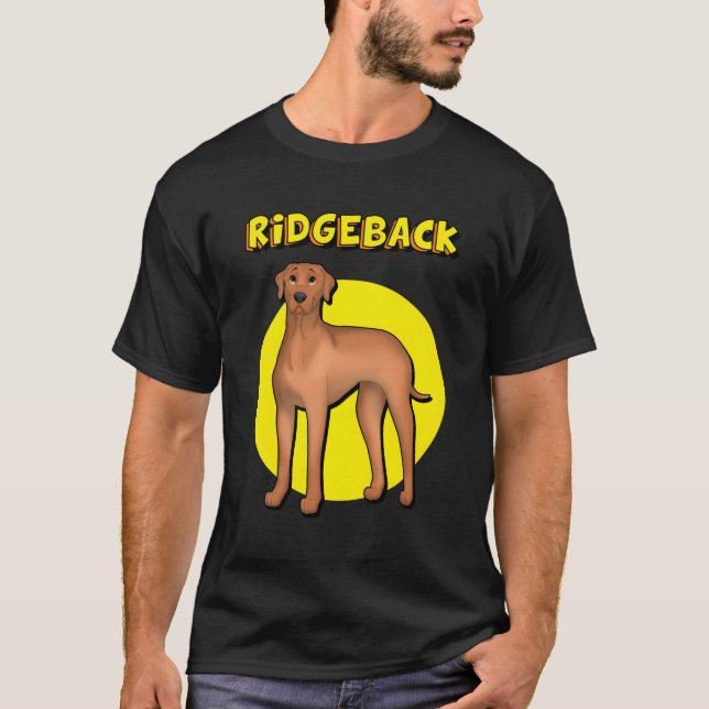 T-shirt Rhodesian Ridgeback (Devant)