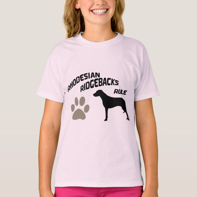 T-shirt Rhodesian Ridgeback (Devant)