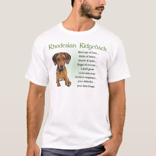 T-shirt Rhodesian Ridgeback Cadeaux