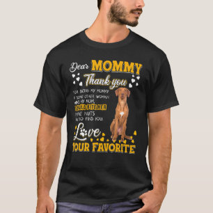 T-shirt Rhodesian Ridgeback Cher Merci Maman D'Être