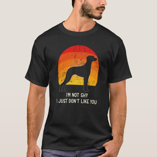 T-shirt Rhodesian Ridgeback Chien race (Devant)