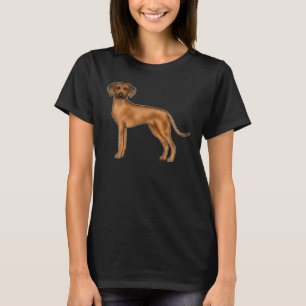 T-shirt Rhodesian Ridgeback mignon Chien Lion Africain Bro