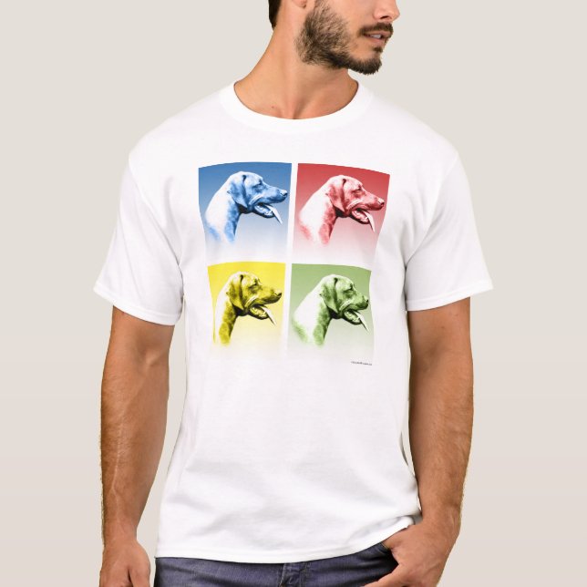 T-shirt Rhodesian Ridgeback Pop Art (Devant)