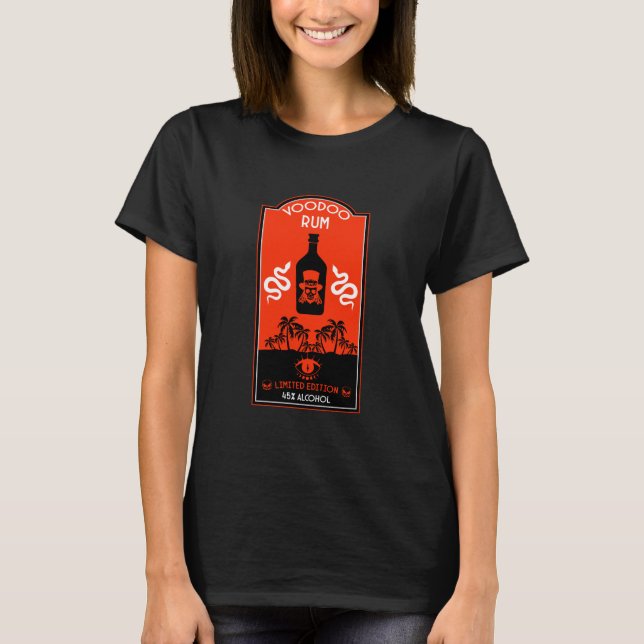 T-shirt rhum vaudou des Caraïbes (Devant)