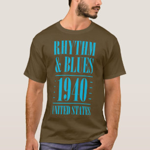 T-shirt Rhythm and Blues 1940 Vintage