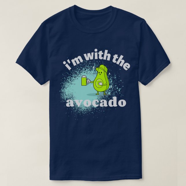 T-shirt riant im avec l'avocat (Design devant)