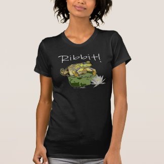 T-shirt Ribbit! Vie de grenouille Graphique Virginia Wrigh