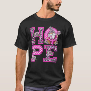 T-shirt Ribbon Gnome Leopard Hope Sensibilisation au cance