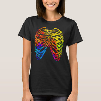 T-shirt Ribcage tourbillonnant (couleur)