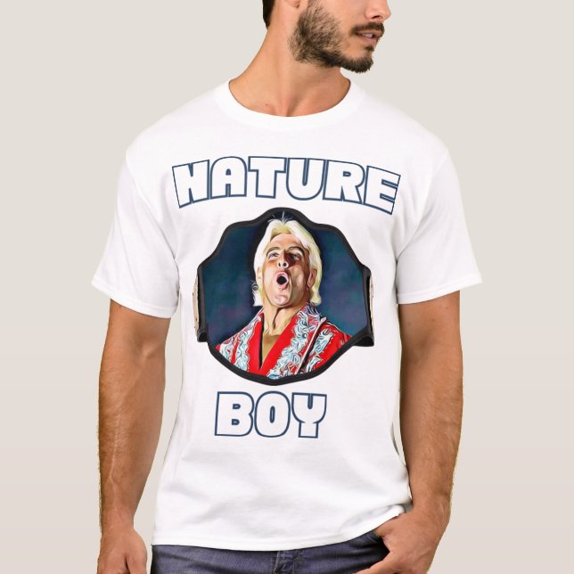 T-shirt Ric Flair T-ShirtNature Boy Ric Flair Championnat (Devant)