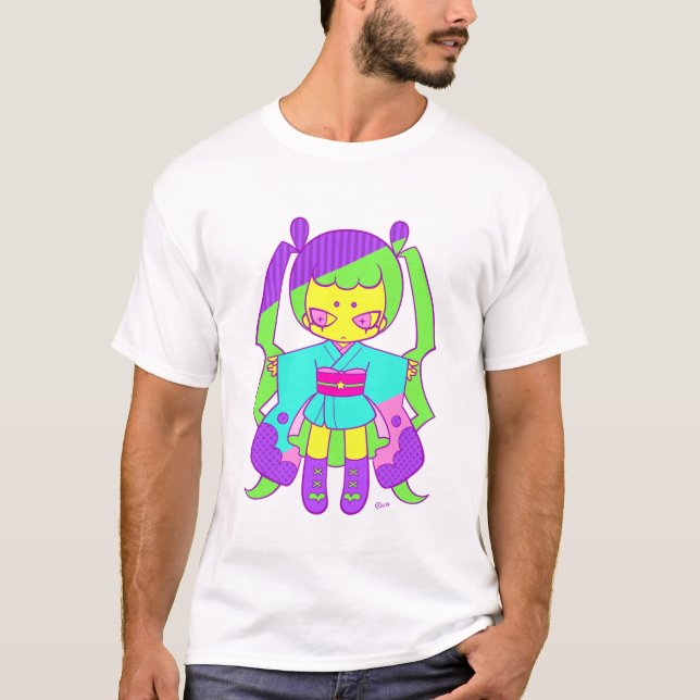 T-shirt Rica girls A - A子 (Devant)
