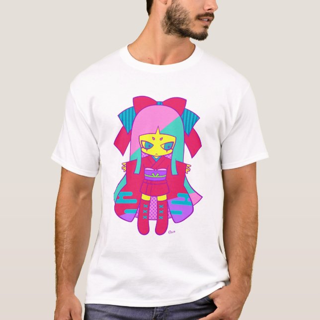 T-shirt Rica girls D - D子 Tシャツ (Devant)