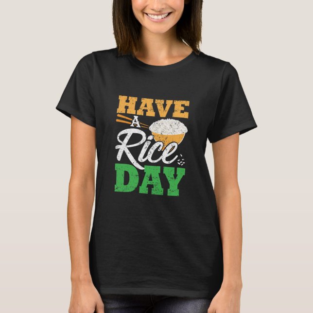 T-shirt Rice drôle (Devant)