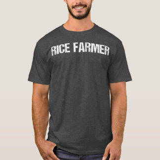 T-shirt Rice Farmer Simple Title