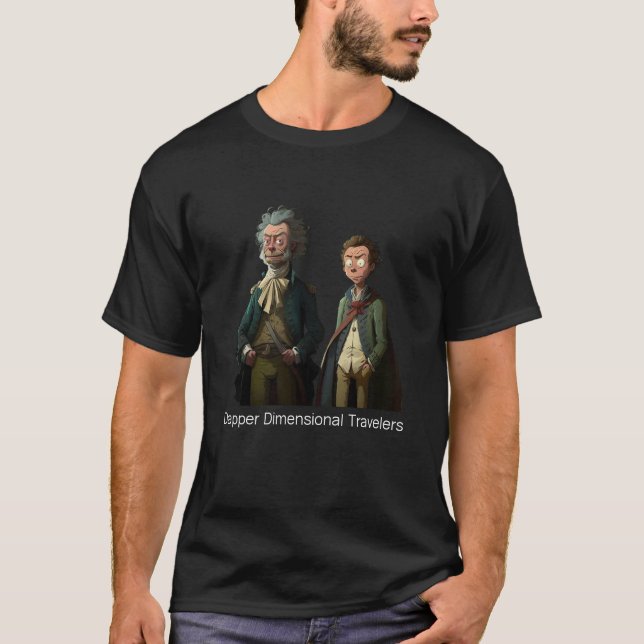 T-shirt Richard et Mortimer, un Dapper Duo v3 (Devant)