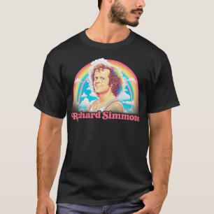 T-shirt Richard Simmons Retro esthétique Rainbow Fan Art