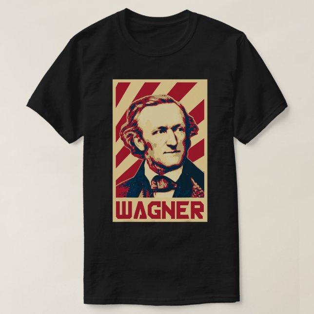 T-shirt Richard Wagner compositeur de musique classique Re (Design devant)