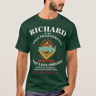 T-SHIRT RICHARD & YOGA DÉGÉNÉRE L'OREGON DE LA LIGNE OUEST