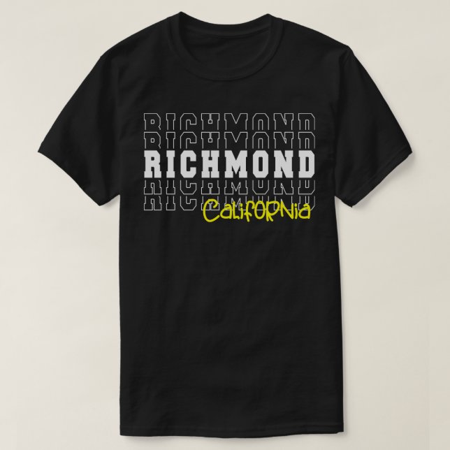 T-shirt Richmond City Californie Richmond CA (Design devant)