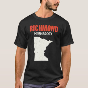 T-shirt Richmond Minnesota USA State America Travel Minnes