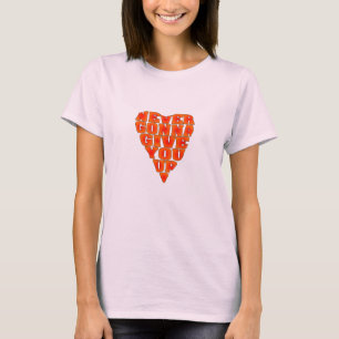 T-shirt Rick Astleys n'allant jamais vous donner