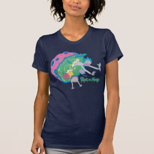T-shirt RICK ET MORTY™ Décrochage du portail infecté