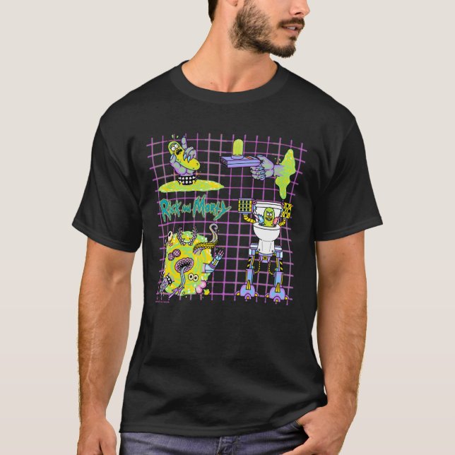 T-shirt RICK ET MORTY™ | Motif du portail de prélèvement (Devant)