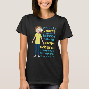 T-shirt RICK ET MORTY™   Personne N'Existe À Titre Exce