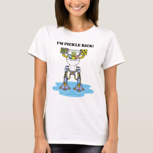 T-shirt RICK ET MORTY™   Pickle Rick Toilet Mech