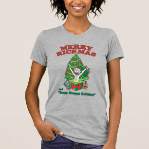 T-shirt Rick et Morty Portail Rick Merry Rickmas