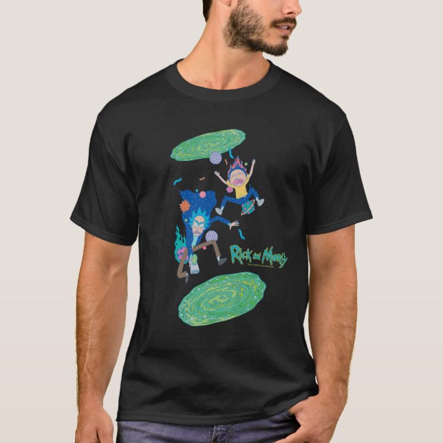 T-shirt RICK ET MORTY™ | Saut de portail infecté (Devant)
