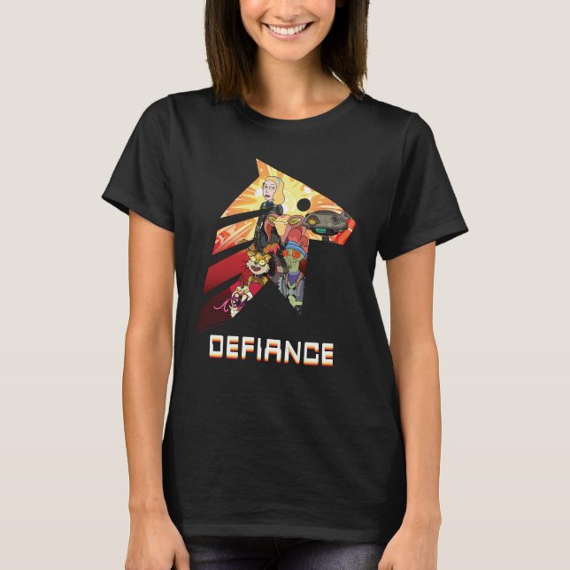 T-shirt RICK ET MORTY™ | Space Beth Defiance Crew (Devant)