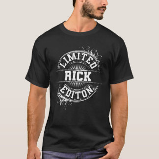 T-shirt RICK Limited Edition Funny Nom personnalisé Plaisa