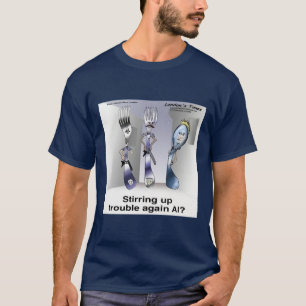 T-shirt Rick London Couverts Drôles Police 