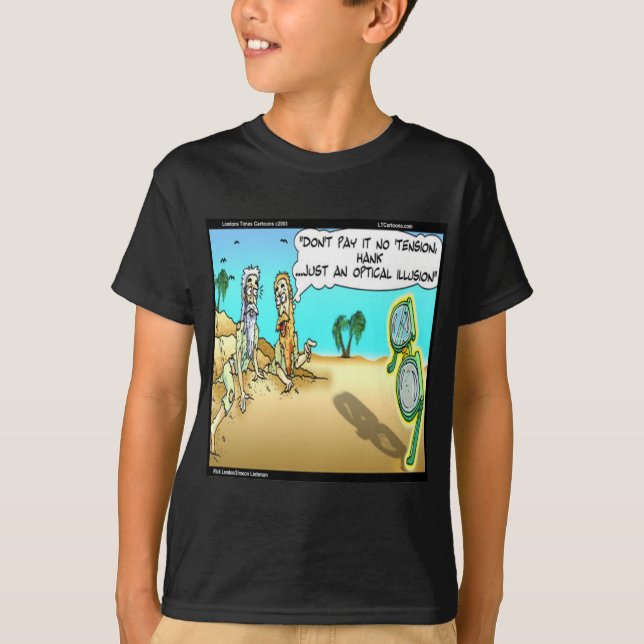 T-shirt Rick London Drôle Optométriste Illusion (Devant)