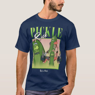 T-shirt Rick Morty Pickle Rick Multiple Poses Poster retro