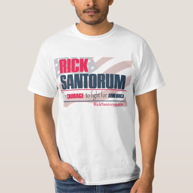 T-shirt Rick Santorum (Devant)