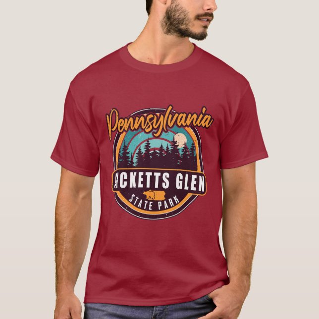T-shirt Ricketts Glen State Park Pennsylvanie (Devant)