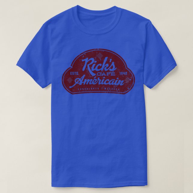 T-shirt Ricks Cafe Americain (Design devant)