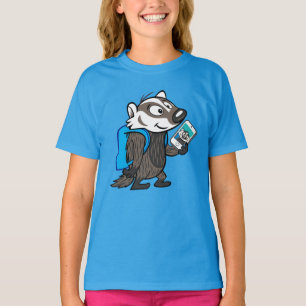 T-shirt Ricky Raccoon Selfie Badger Boomer