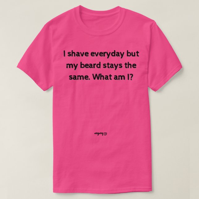 T-shirt Riddles and Answers Funny Barber Cerveau teaser qu (Design devant)