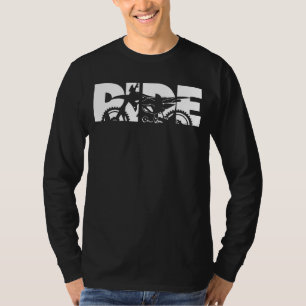 T-shirt Ride Dirt Vélo Motocross Vêtements Motocross Dirt 