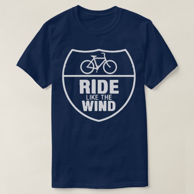 T-shirt Ride Like the Wind  (Design devant)