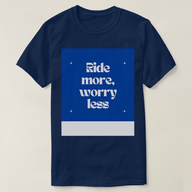 T-shirt Ride plus d'inquiétude moins Enfants Long Sleeve (Design devant)