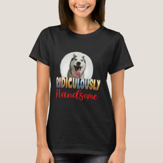T-shirt Ridiculement beau Mon Husky Sibérien