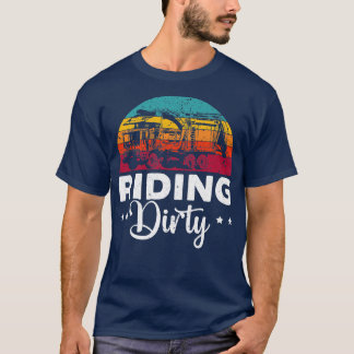 T-shirt Riding Dirty Garbage Truck Trash Collector Recycli