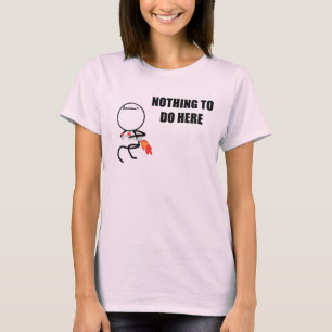 T-shirt Rien à faire ici font rage visage Meme