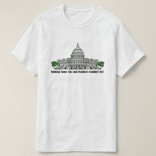 T-shirt Rien de Tar et de Feathers ne pouvait être répar