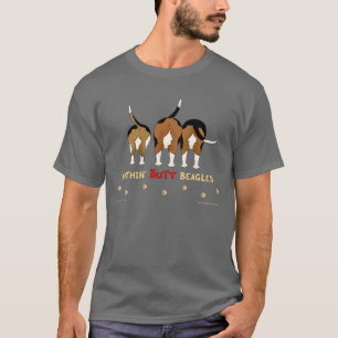 T-shirt Rien n'aboutent des beagles